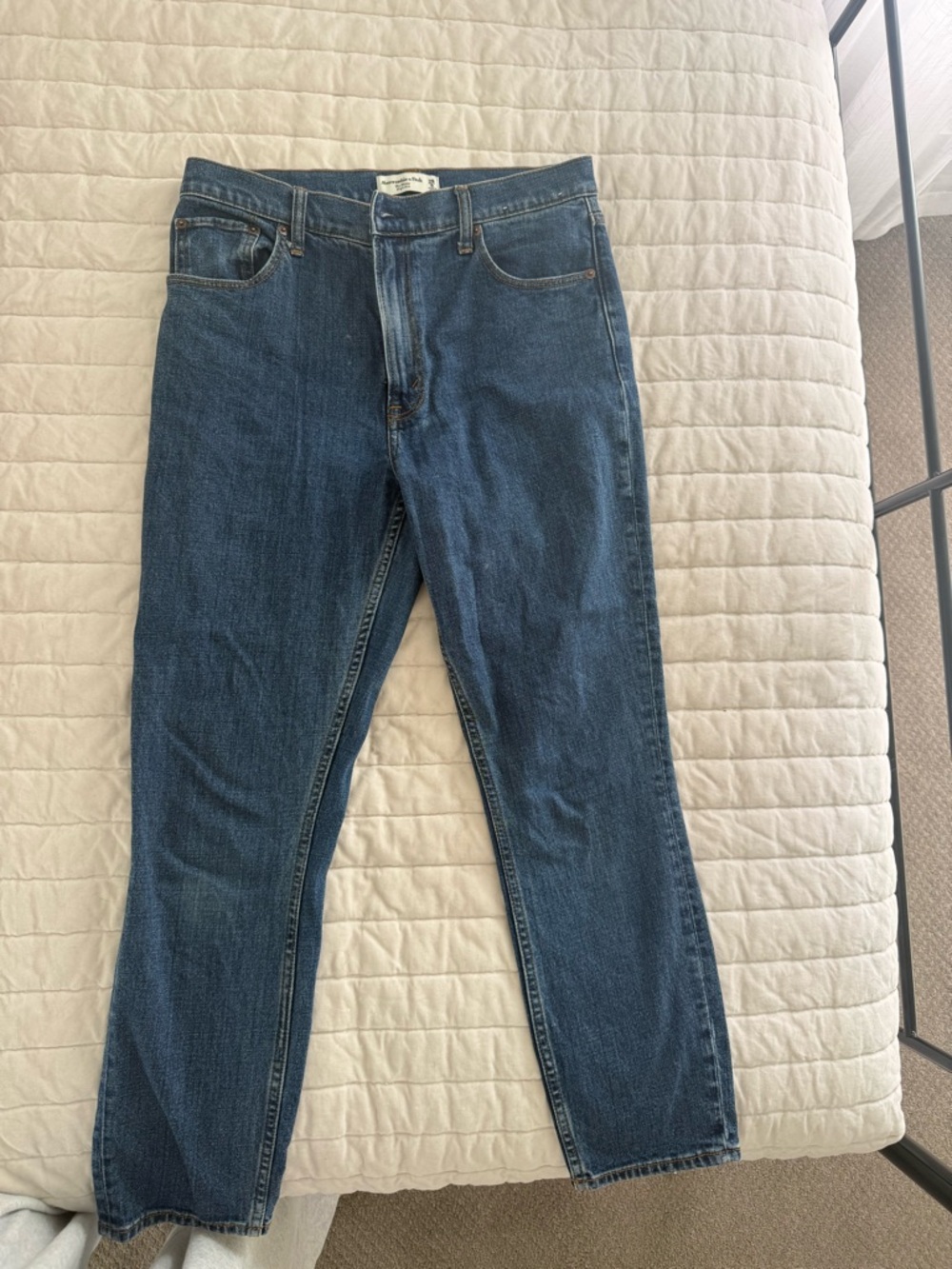 Abercrombie & Fitch Women's Skinny Jeans - Dark Blue Wash